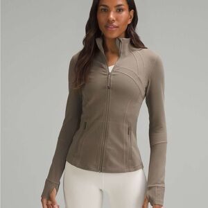 Lululemon Define Jacket & Wunder Train Contour Tight Leggings Nomad Set 4 Small